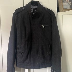 Mens dark grey jacket.